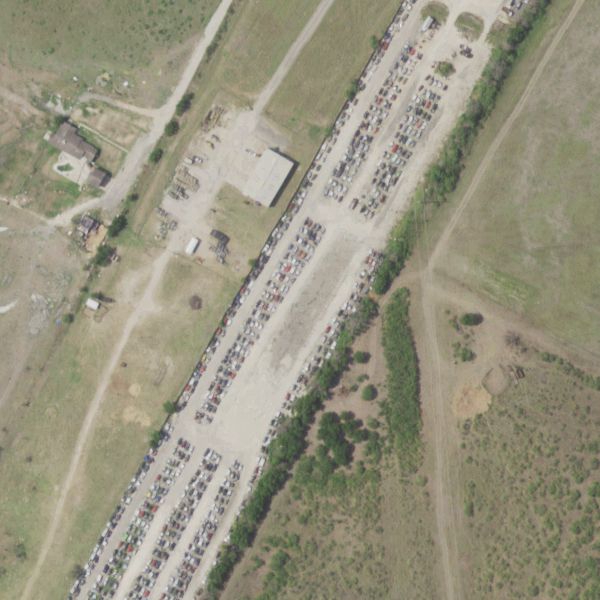 Aerial photo of A1 Parts Mart