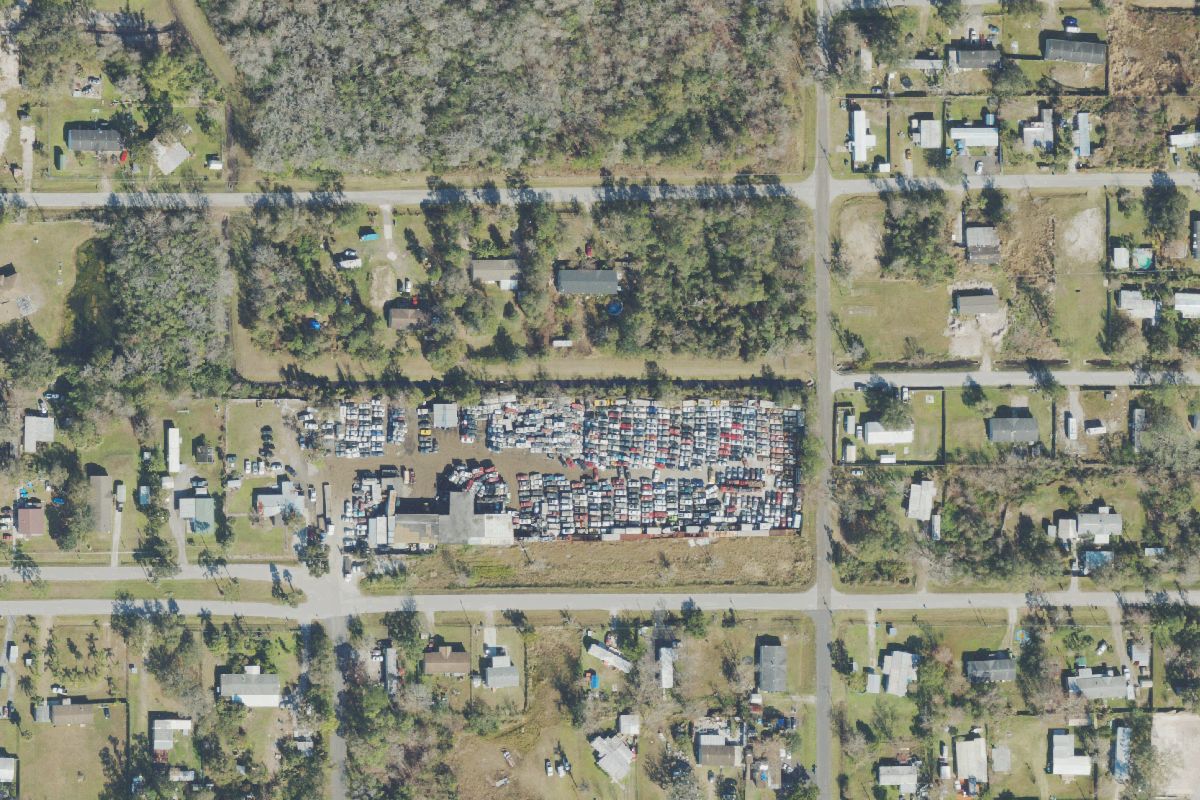 Aerial photo of Best Used Auto Parts at 18725 5th Ave