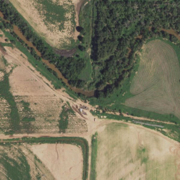 Aerial photo of Snyder Iron & Metal