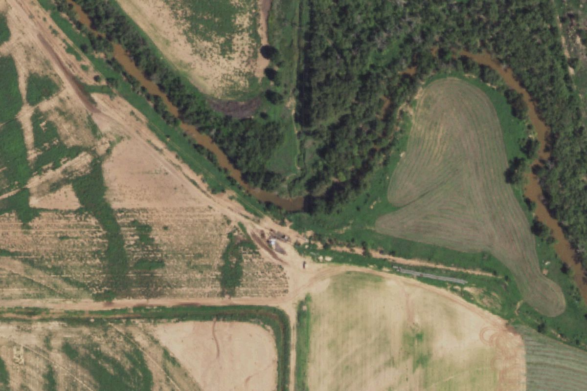 Aerial photo of Snyder Iron & Metal at 208 N Old Post Rd