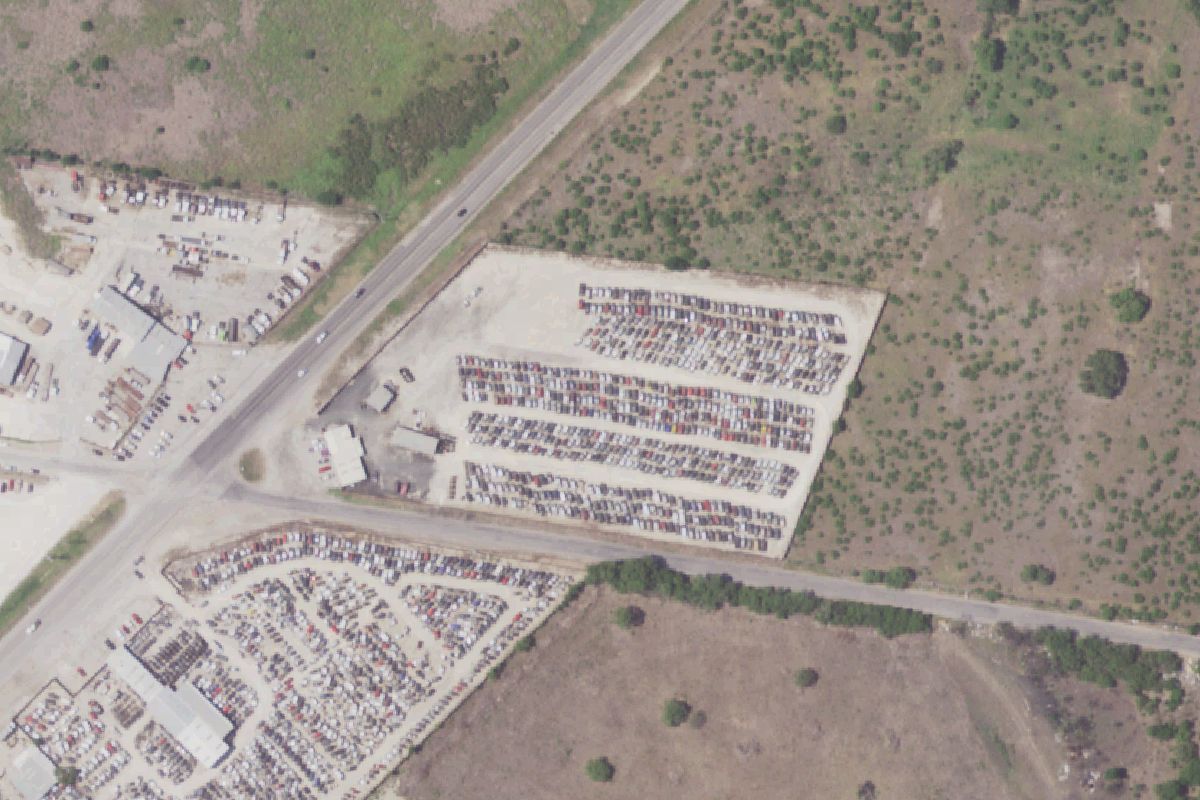 Aerial photo of Big State Auto Parts