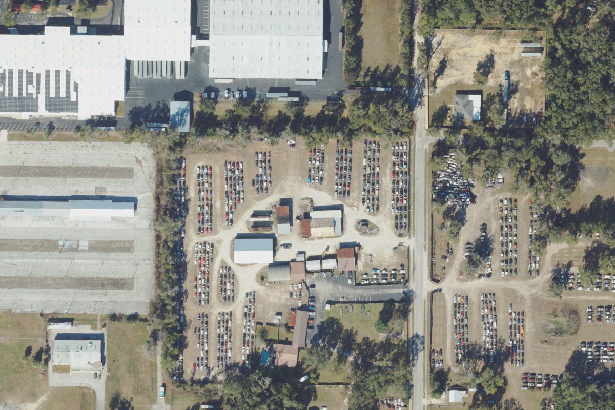 Aerial photo of After Hours Salvage at 1360 NW 24th Ave