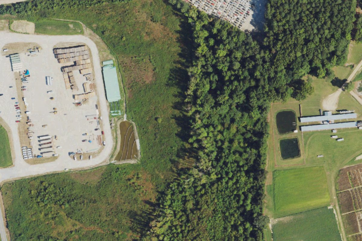 Aerial photo of LKQ Self Service - Raleigh 1168