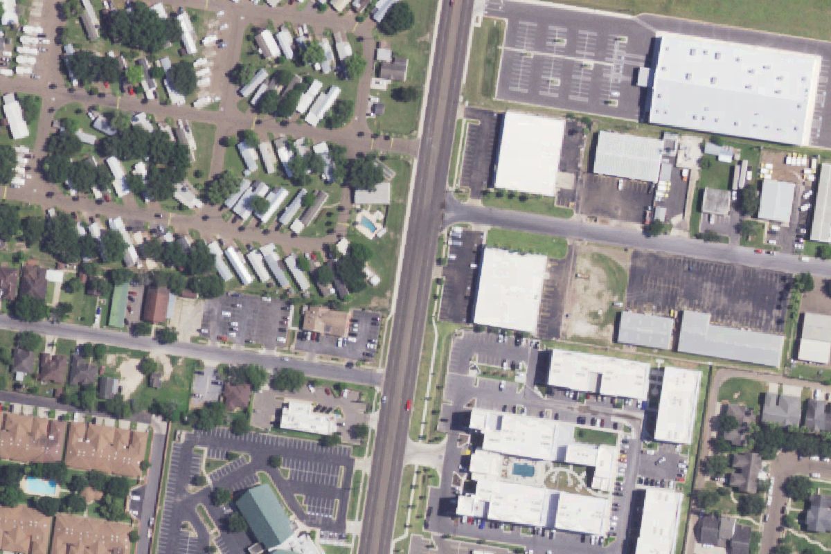 Aerial photo of South McColl Used Parts at 2625 N Mccoll Rd