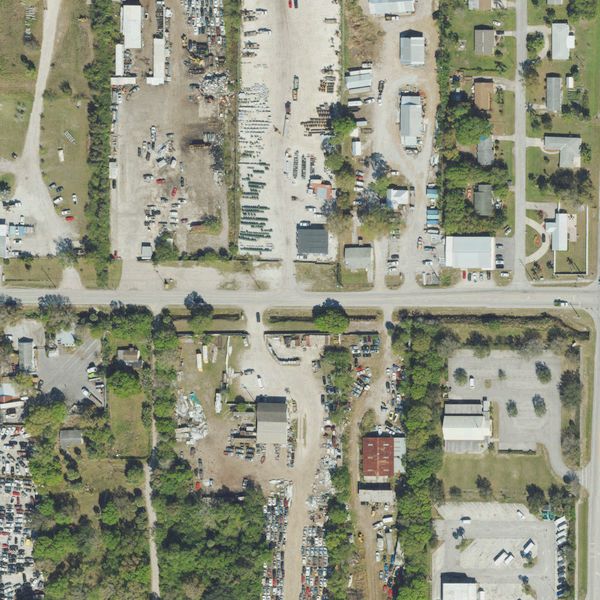 Aerial photo of MR. Scrap