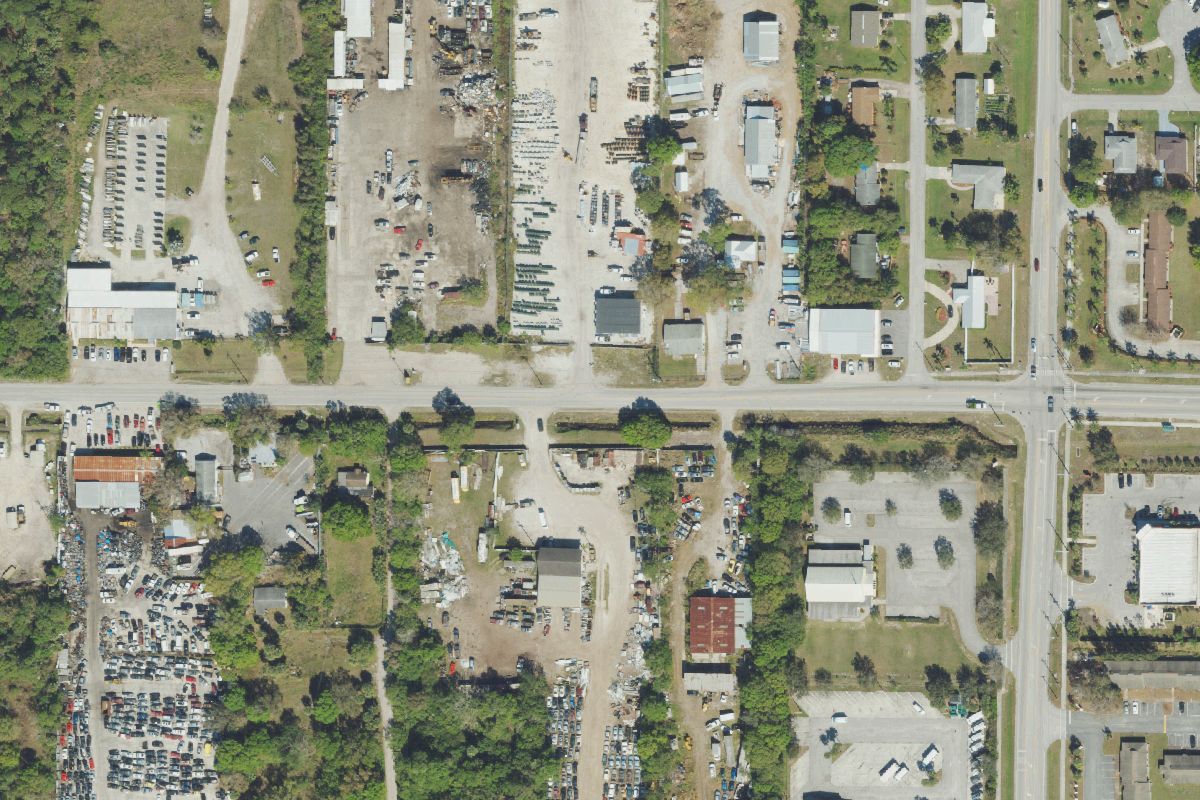 Aerial photo of MR. Scrap at 4455 45th Street