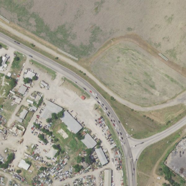 Aerial photo of Vic & Son Used Auto Parts