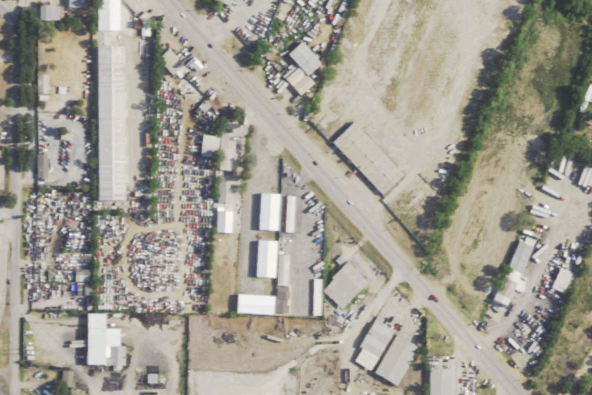 Aerial photo of B & B Foreign Car Salvage
