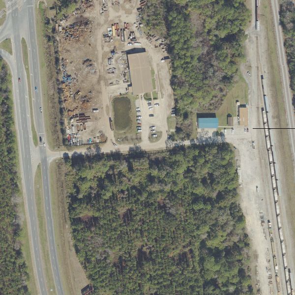 Aerial photo of 1st Coast Recycling