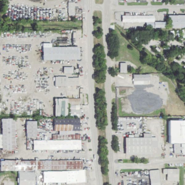 Aerial photo of North Houston Truck and Auto Salvage
