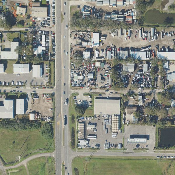 Aerial photo of Solutions Auto Parts