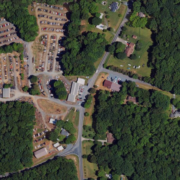 Aerial photo of Hunt S Auto Parts