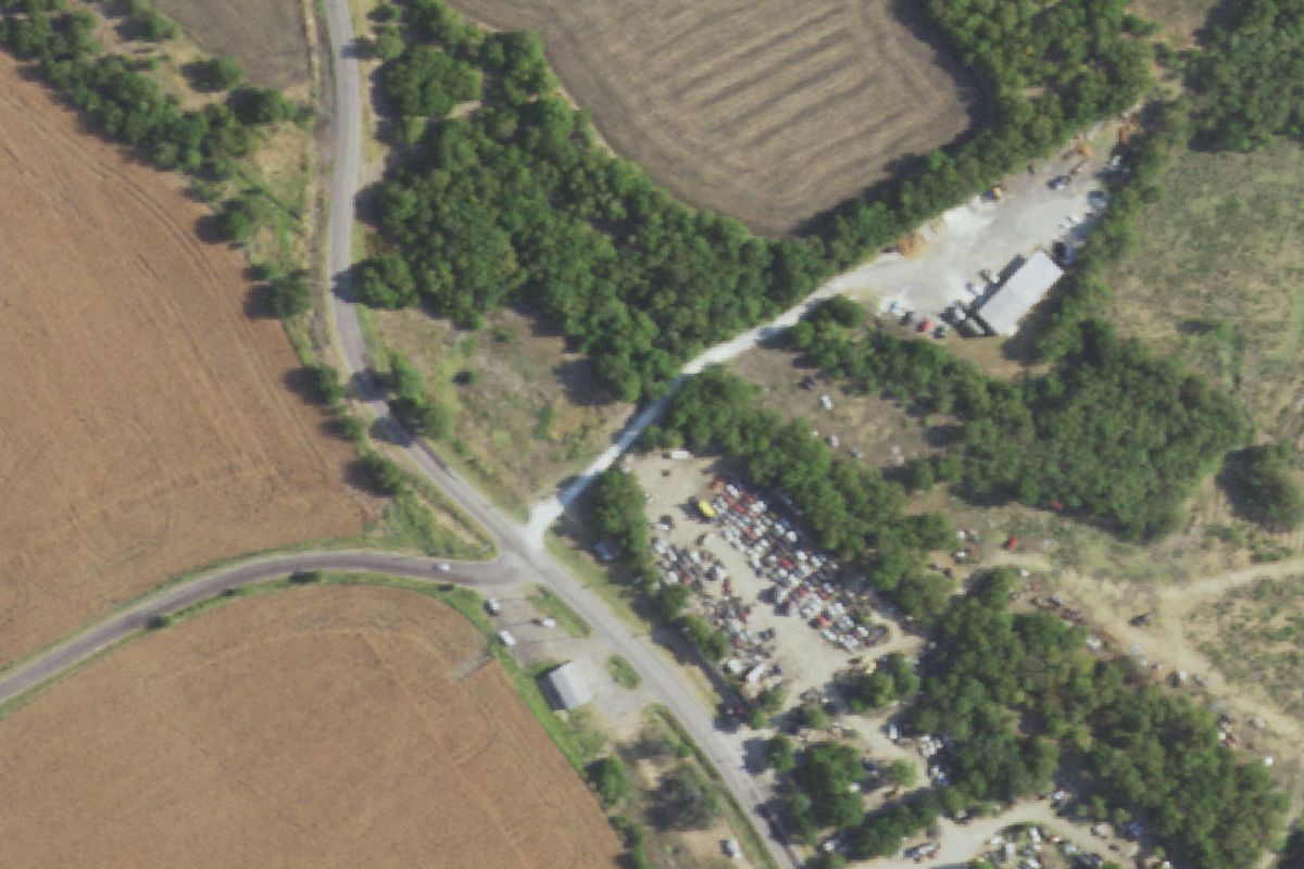 Aerial photo of Bala Salvage and Parts