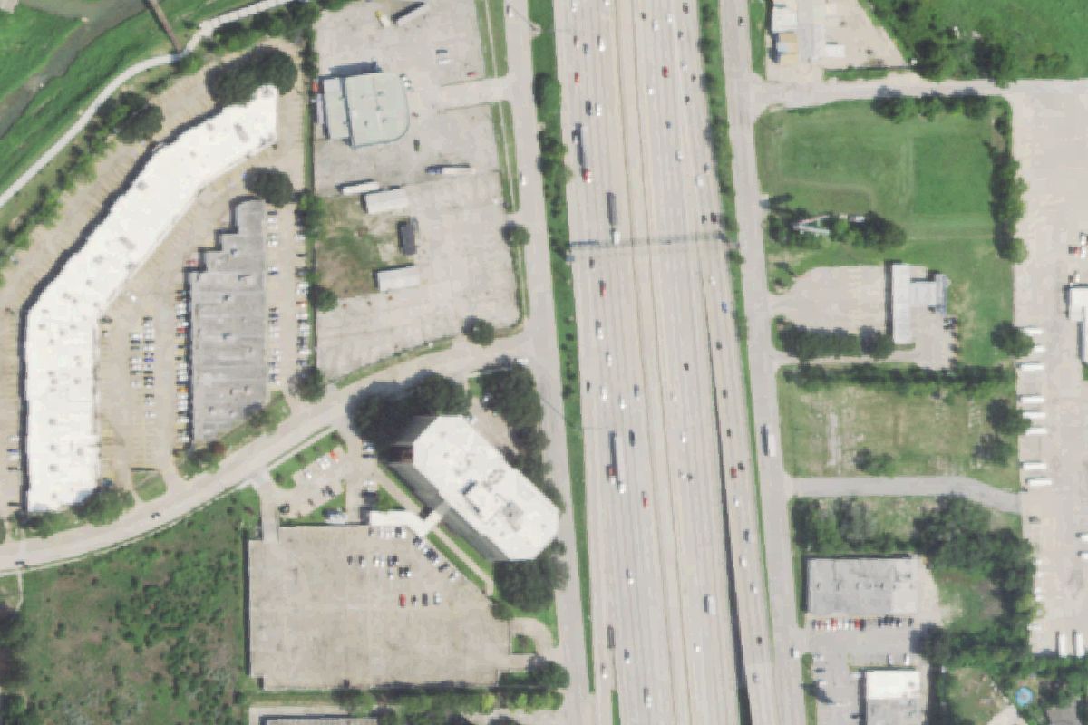 Aerial photo of Buckz Recycling