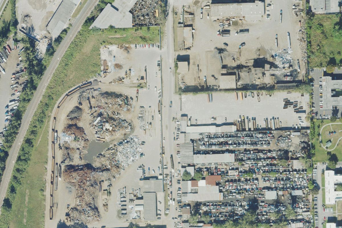 Aerial photo of Aaaa Used Auto Parts at 12765 Cairo Ln