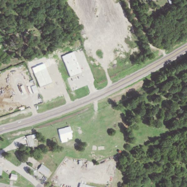 Aerial photo of Eastex Recycling
