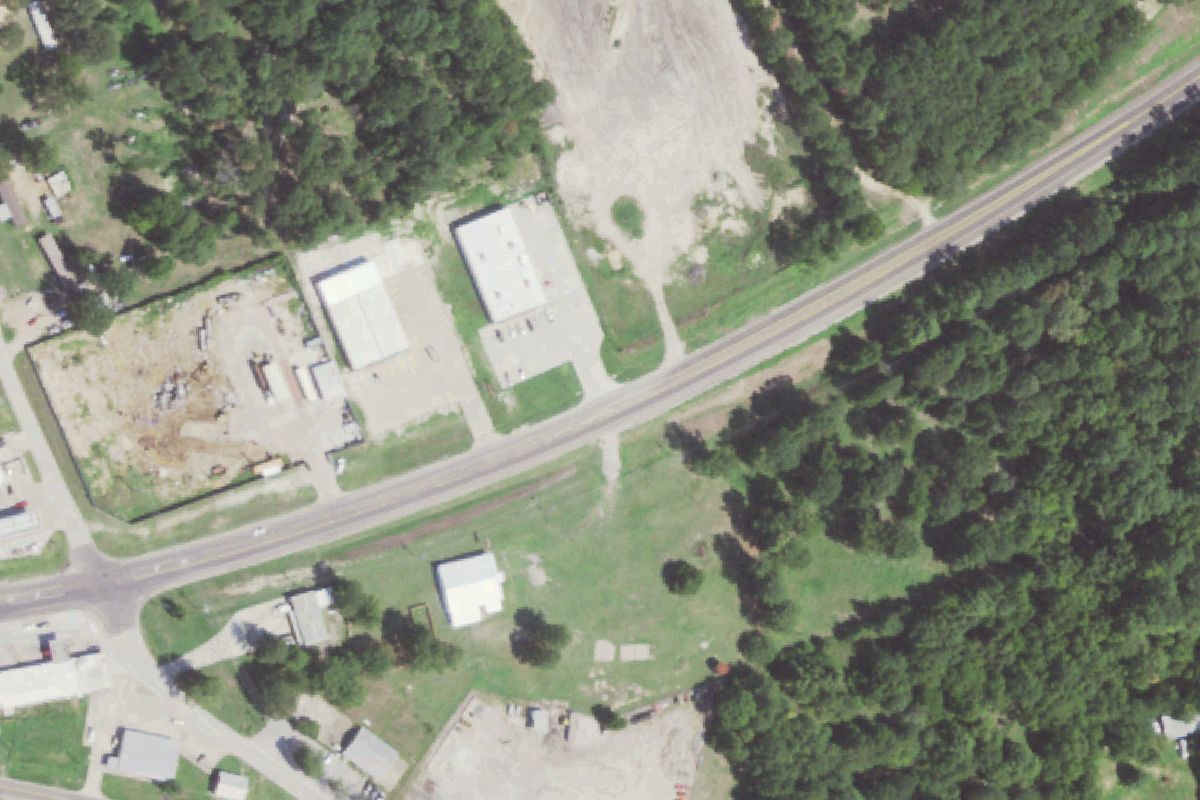 Aerial photo of Eastex Recycling at 7351 US Highway 190 E