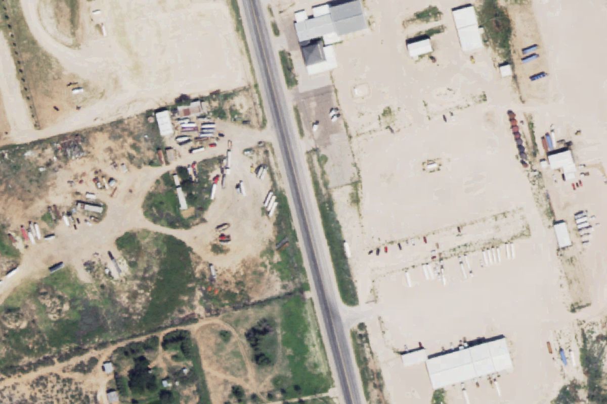 Aerial photo of Fyc Auto at 4501 S County Rd West
