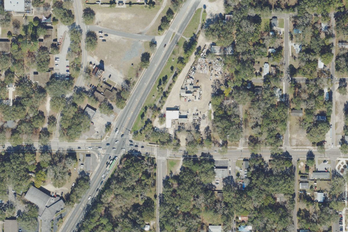 Aerial photo of Trademark Metals Recycling at Gainesville