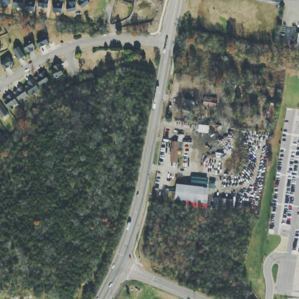 Aerial photo of Auto Central