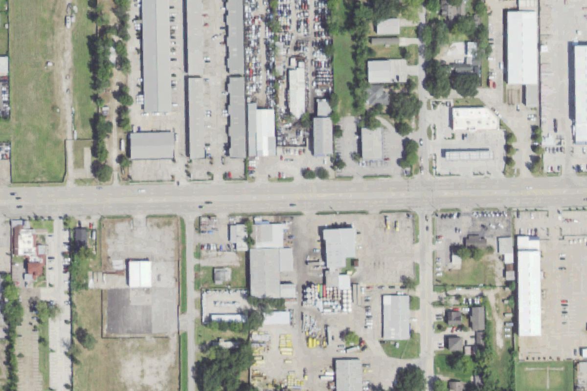Aerial photo of Next Auto Parts at 5113 Spencer Hwy