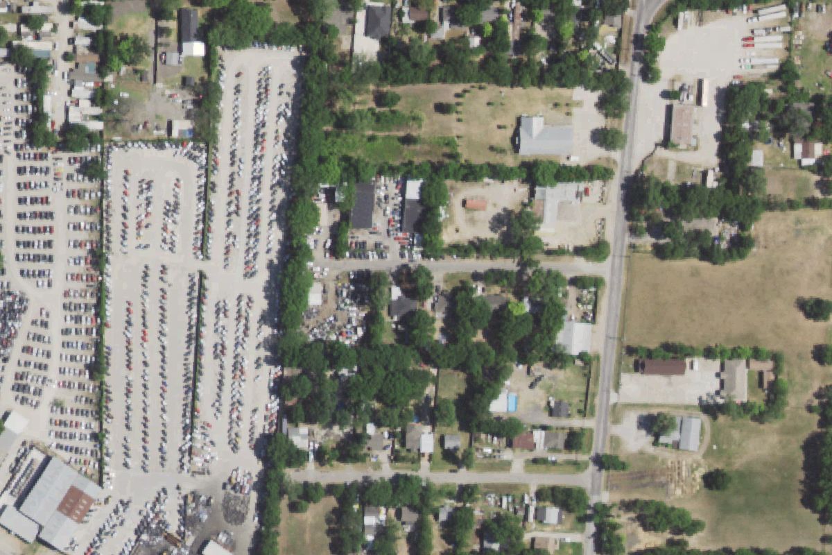 Aerial photo of Mekz Holdings Auto Recycling