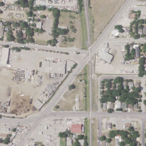 Aerial photo of Texas Auto Salvage