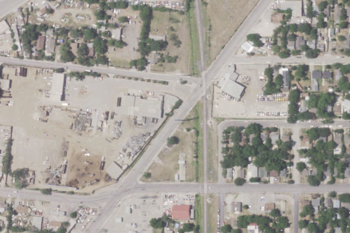 Aerial photo of Texas Auto Salvage at 609 Somerset Rd