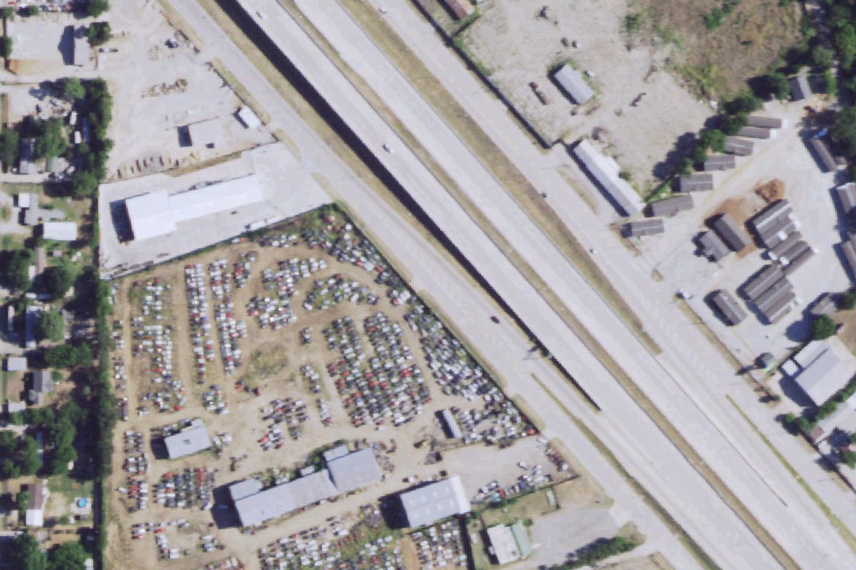 Aerial photo of Eagle Mountain Auto Salvage