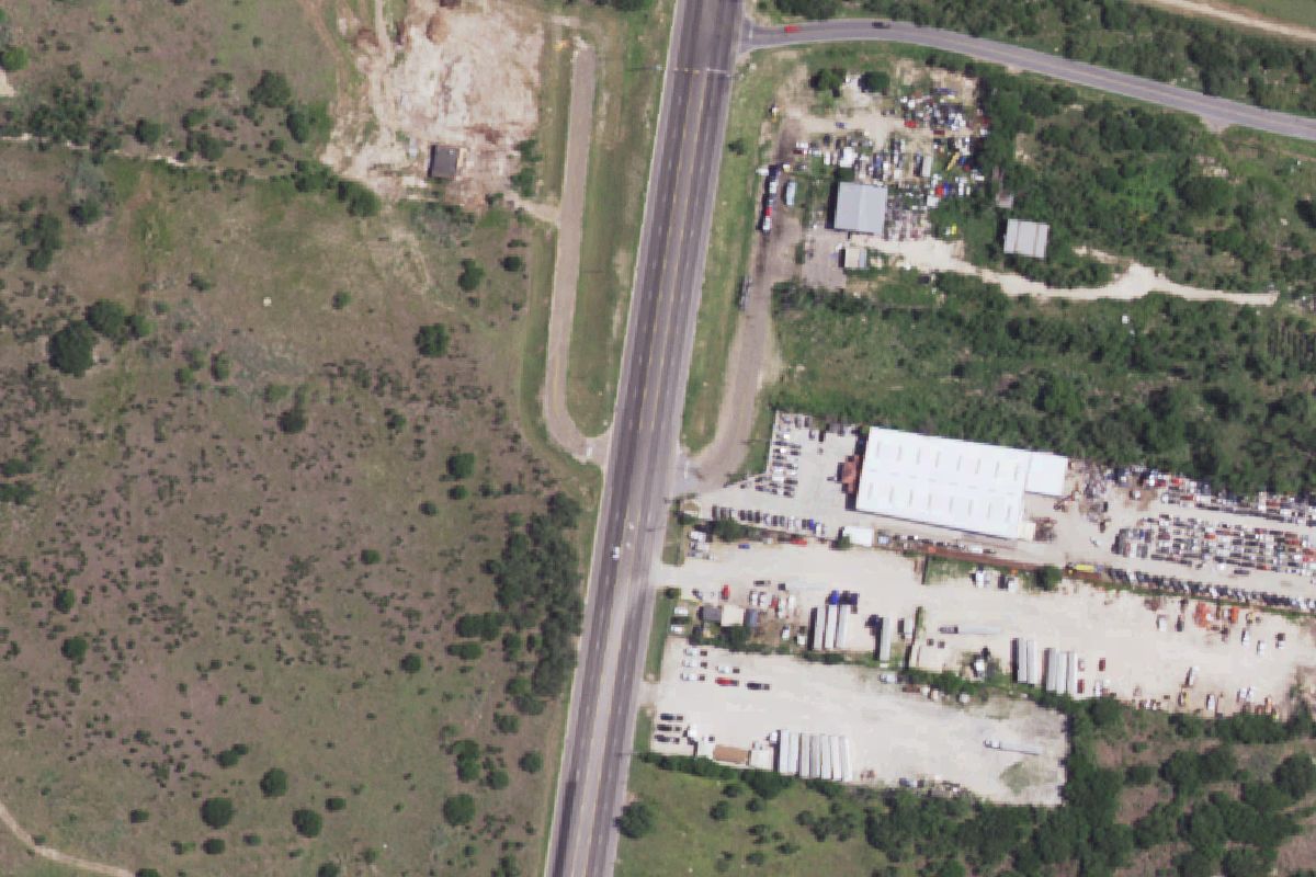 Aerial photo of Pharr Auto Parts at 5941 S Jackson Rd