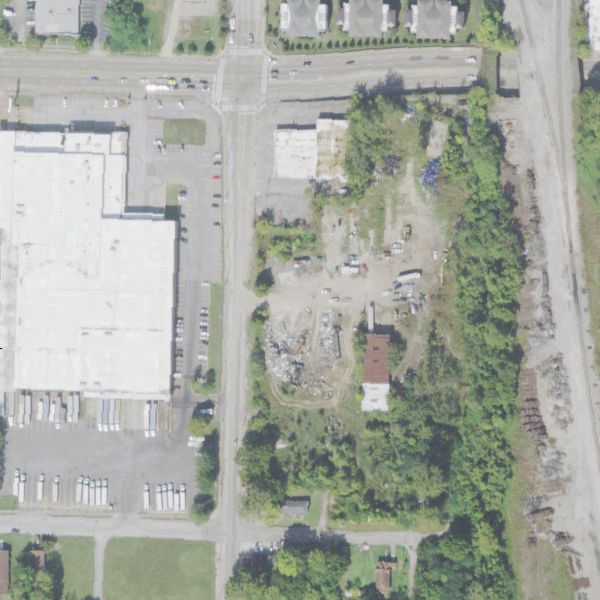 Aerial photo of Worley's City Iron & Metal