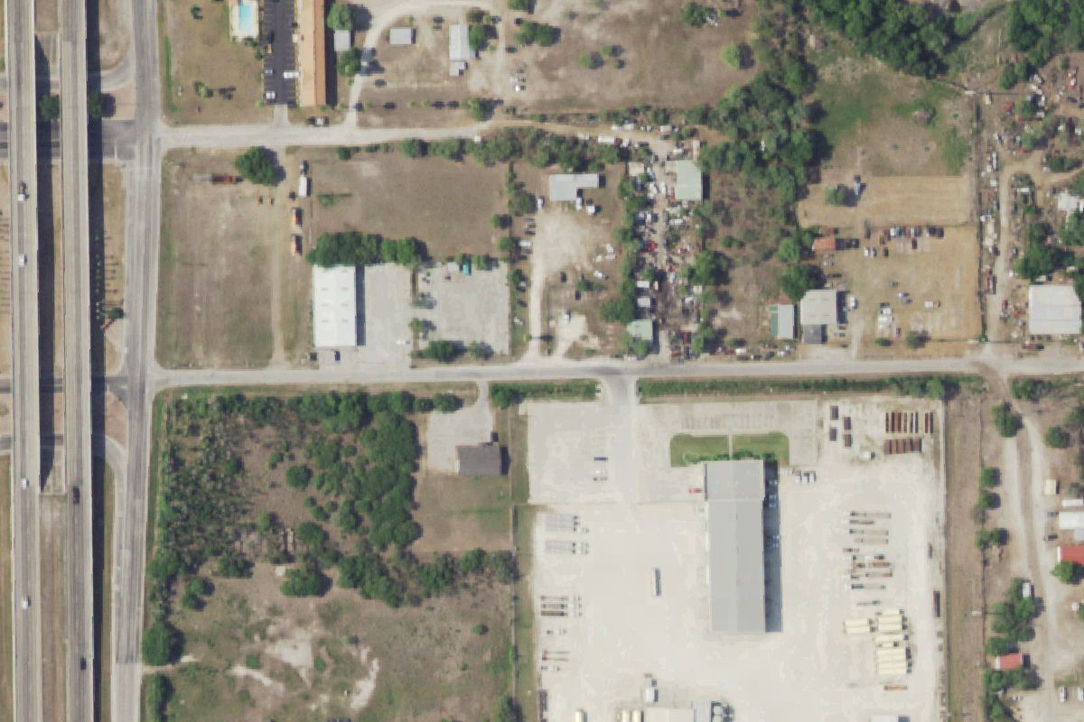Aerial photo of Fernandez Salvage Yard