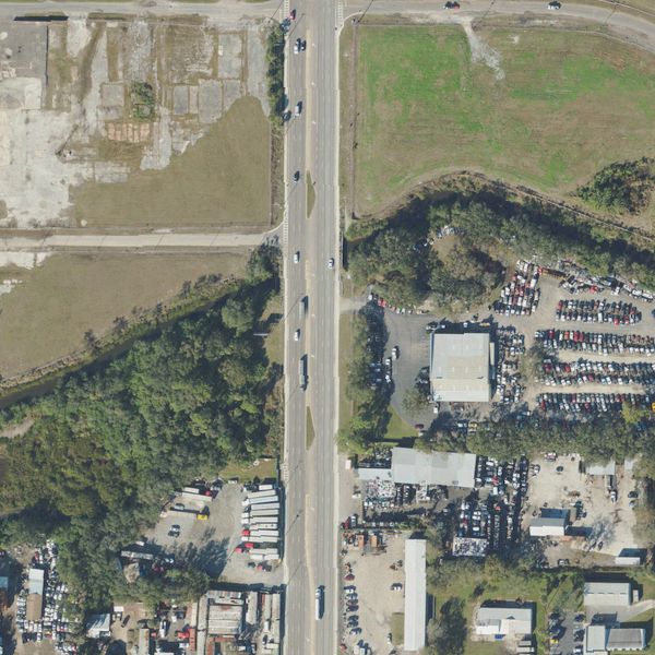 Aerial photo of Oscar Used Auto Parts