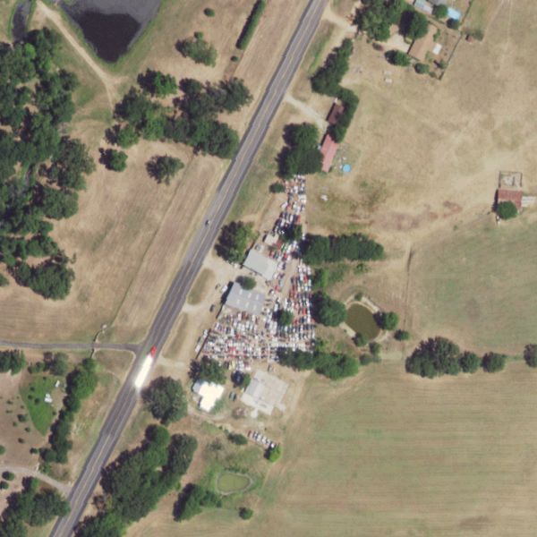 Aerial photo of Mora's Recycling