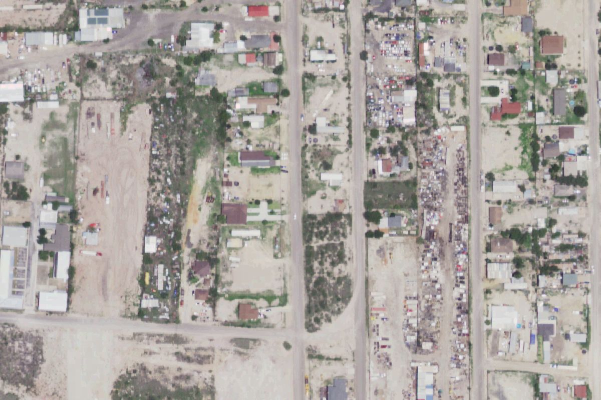 Aerial photo of J & J Auto Salvage