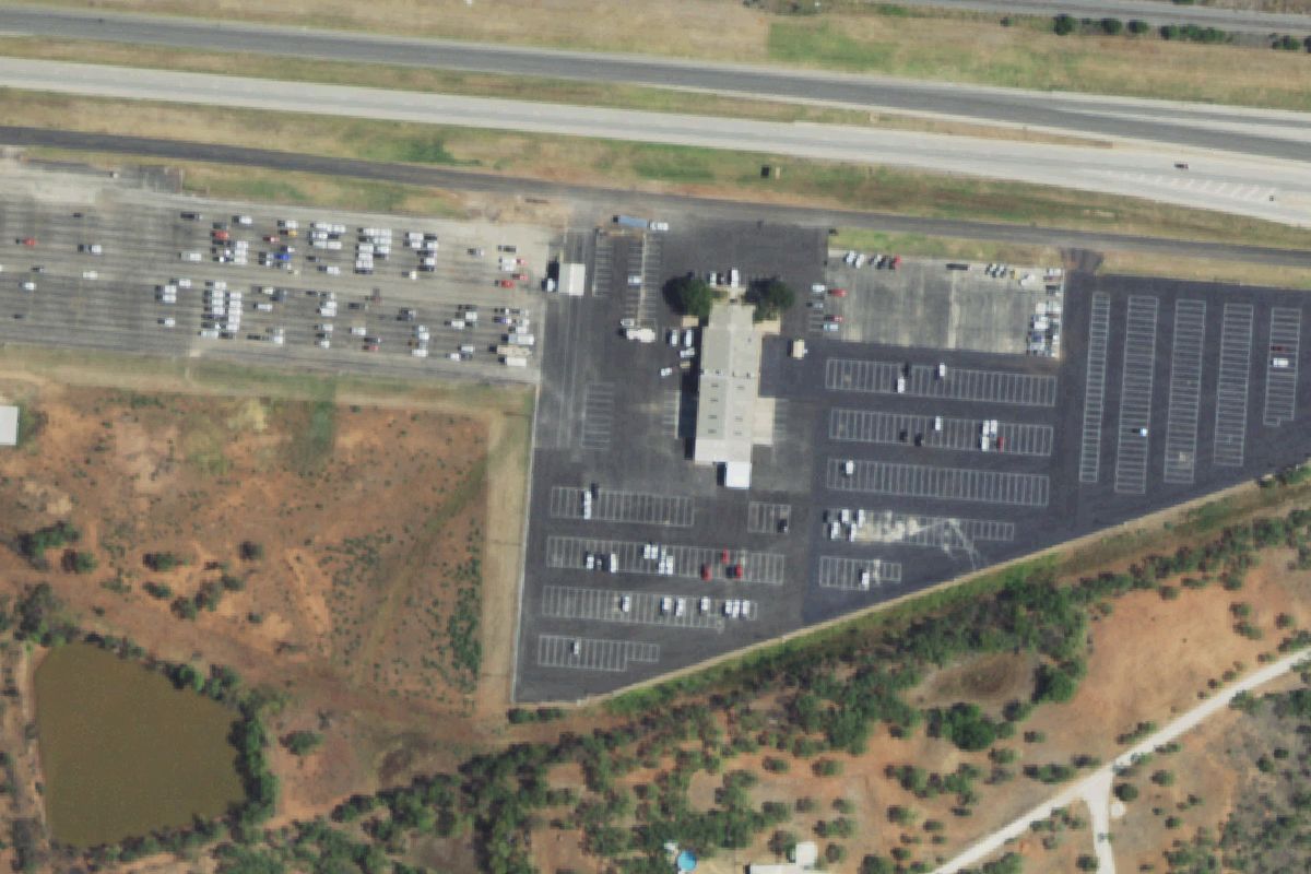 Aerial photo of Alliance Auto Auction Abilene at 6657 West Highway 80