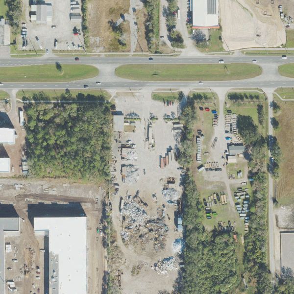 Aerial photo of Trademark Metals Recycling