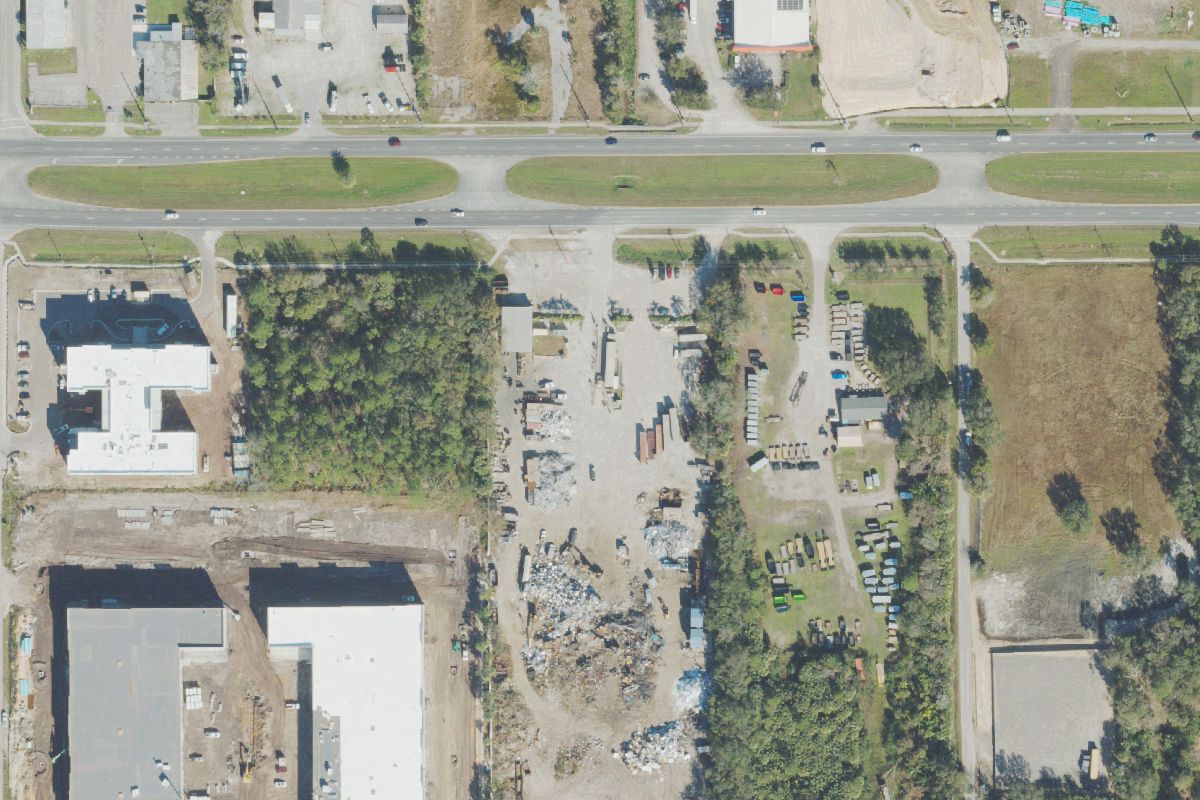 Aerial photo of Trademark Metals Recycling at 3301 Fl-46