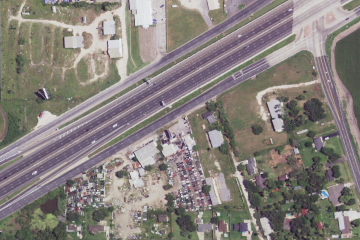 Aerial photo of Jakes Used Auto Parts