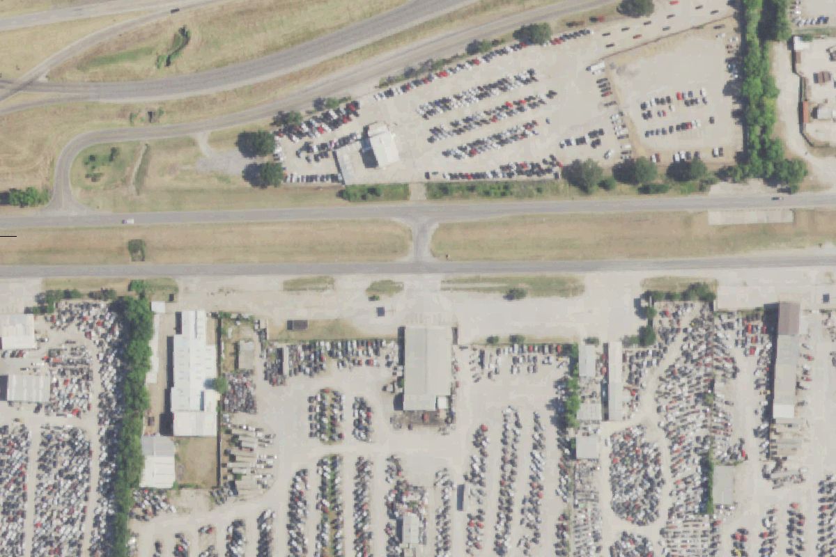Aerial photo of Mid Cities Jeep Truck & Van at 3906 E Jefferson