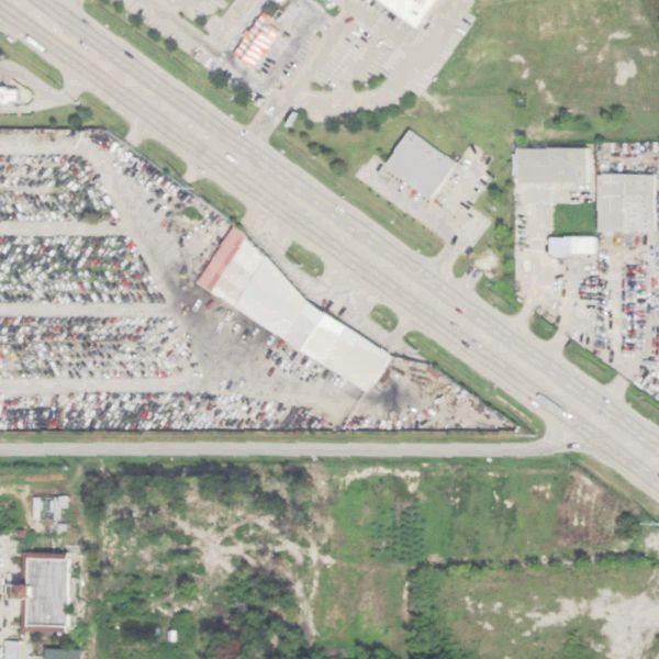 Aerial photo of Tex-Mex Auto & Truck Parts