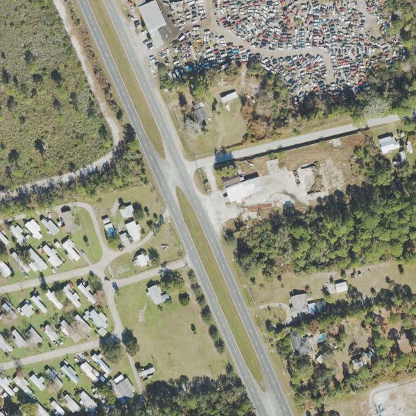 Aerial photo of G & C Auto Parts