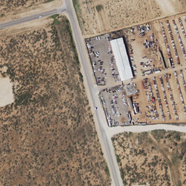 Aerial photo of Keesee Auto Parts
