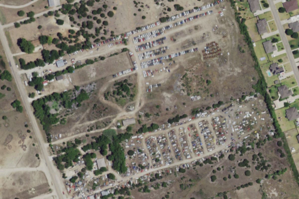 Aerial photo of National Auto Salvage