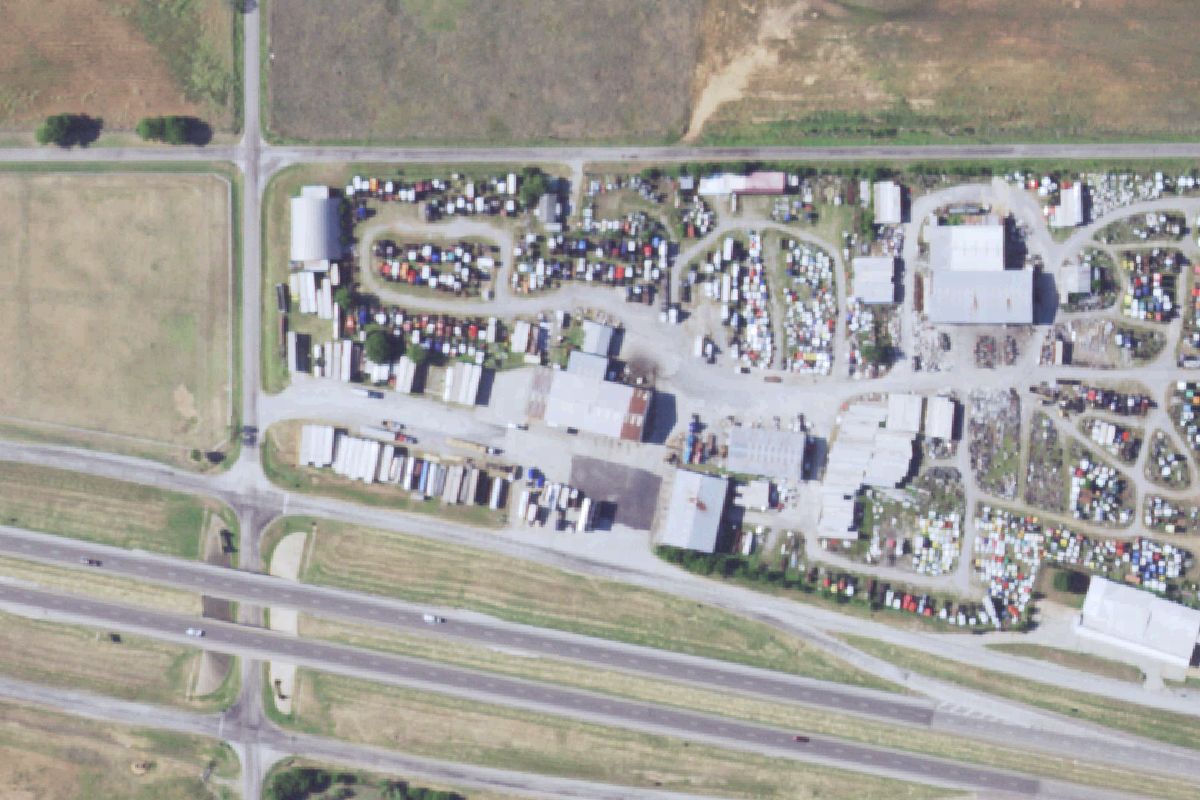 Aerial photo of Gilmore Truck and Trailer