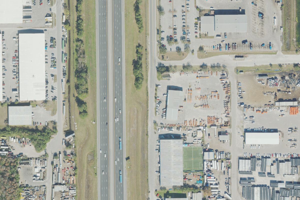 Aerial photo of Florida Junk Car