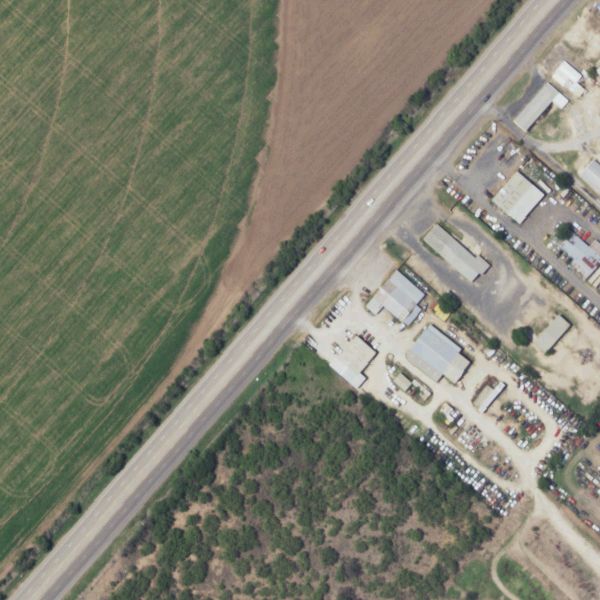Aerial photo of Hacienda Salvage and Metal