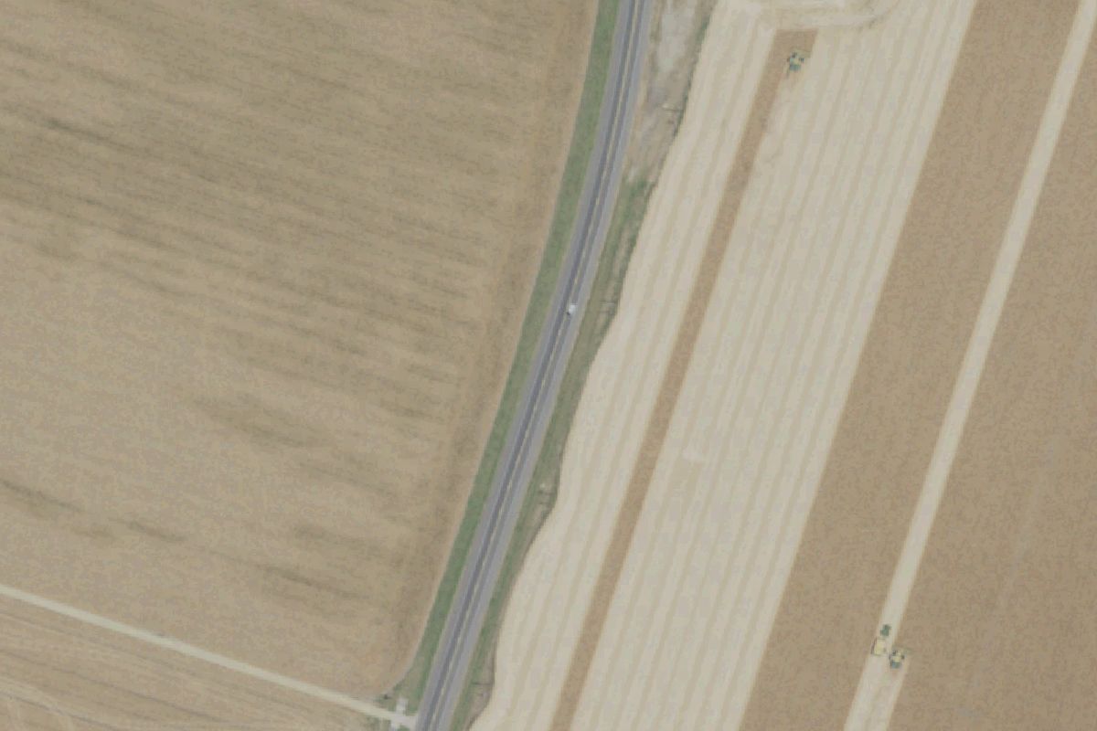 Aerial photo of Snyder Salvage at 24549 State Hwy 95