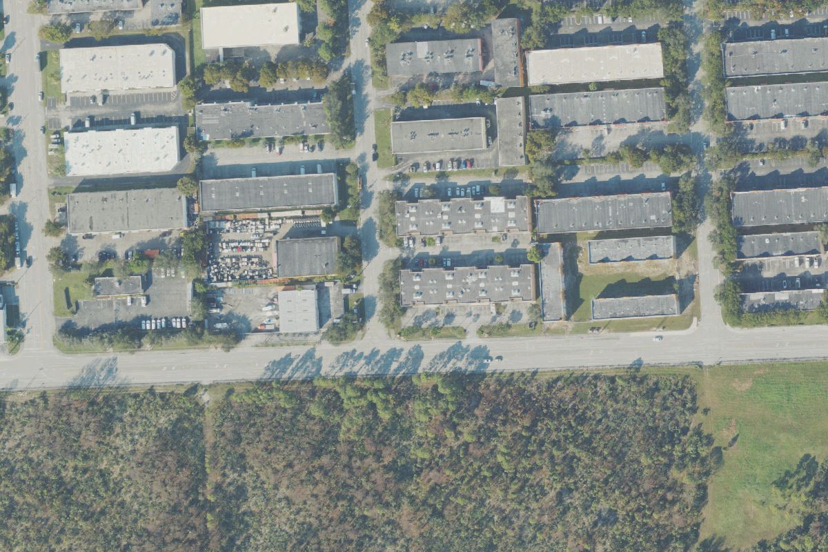 Aerial photo of JP Auto Solution at 12385 SW 129 Ct
