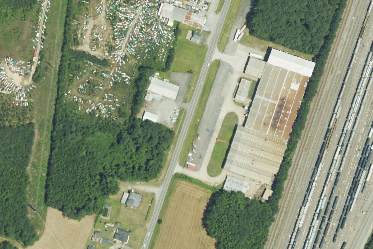 Aerial photo of G & N Used Auto Parts